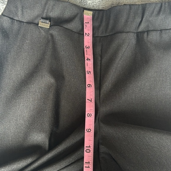 Piccadilly Pull-On Straight Leg Pants in Heather Charcoal Size 8 EUC - Picture 8 of 10